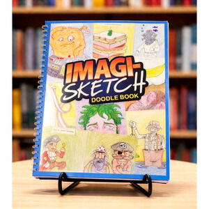 Imagi-Sketch Doodle Book Paperback Draw Coloring Imagine Youth Fun Art Rose Art
